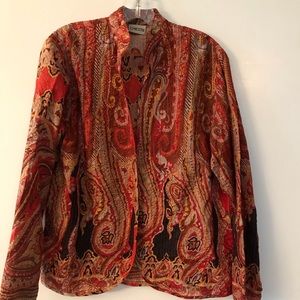 ⭐️ Chico’s 100% Silk Jacket Like New - 1